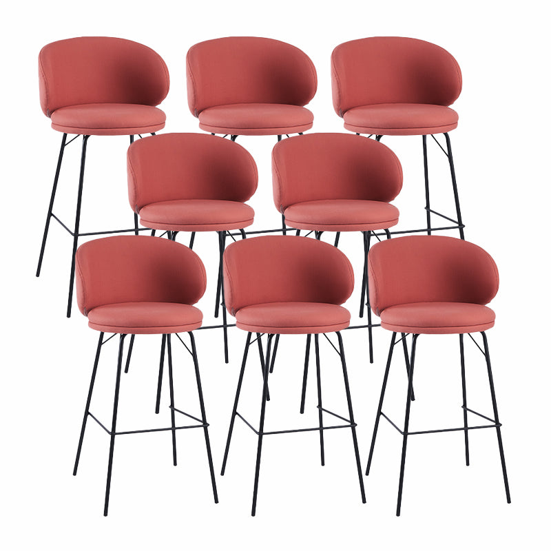 Sgabello da bar in metallo da bar in stile contemporaneo per cucina