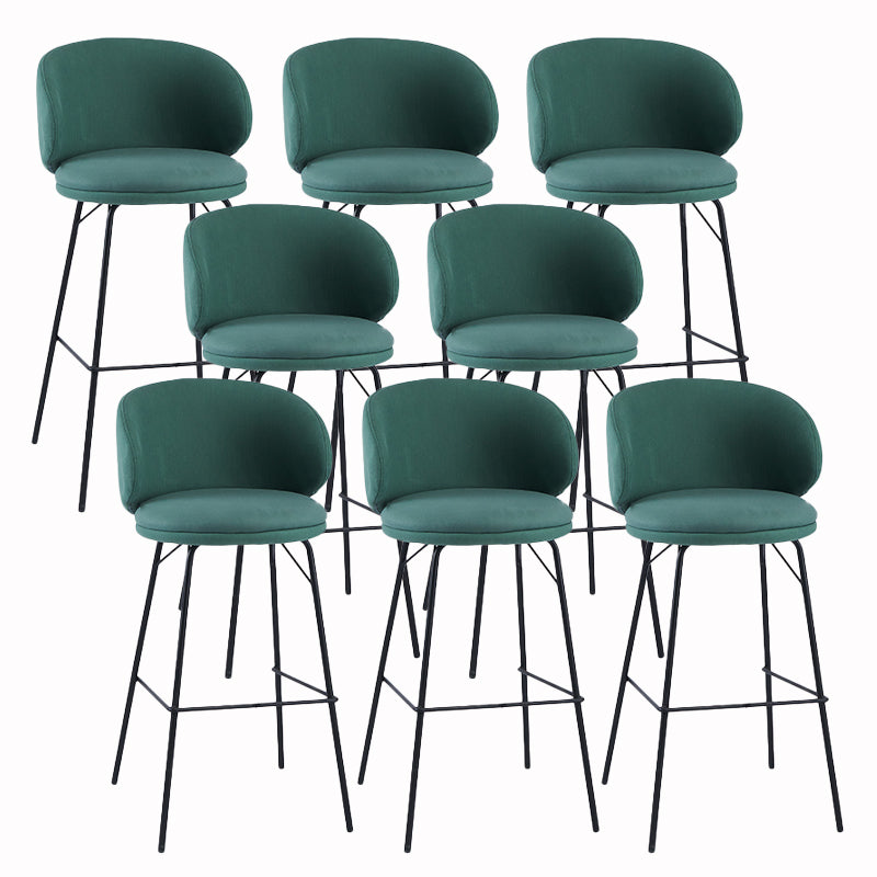 Sgabello da bar in metallo da bar in stile contemporaneo per cucina