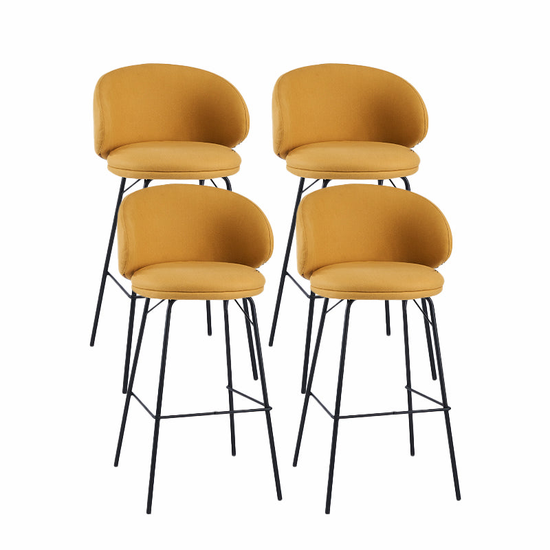 Sgabello da bar in metallo da bar in stile contemporaneo per cucina