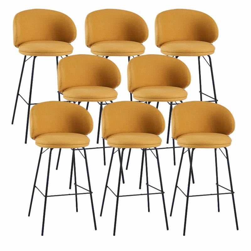 Sgabello da bar in metallo da bar in stile contemporaneo per cucina