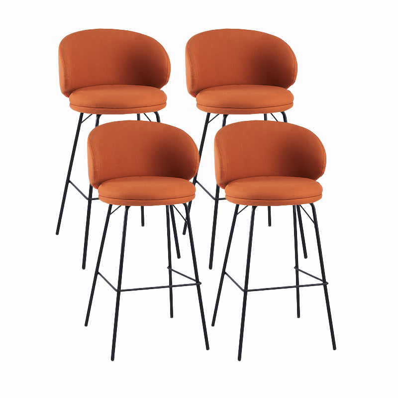 Sgabello da bar in metallo da bar in stile contemporaneo per cucina