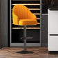 Industrial Style Metal Bar-stool PU Leather Counter Bar Stool for Kitchen