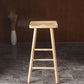 Sgabello di finitura naturale bar e sgabelli industriali con 4 gambe