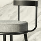 Contemporary  Low Back Home Stool Matte Finish Upholstered Bar Stools