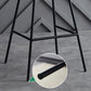 Contemporary Style Bar Stool PU Leather Counter Bar Stool with Metal Legs for Home
