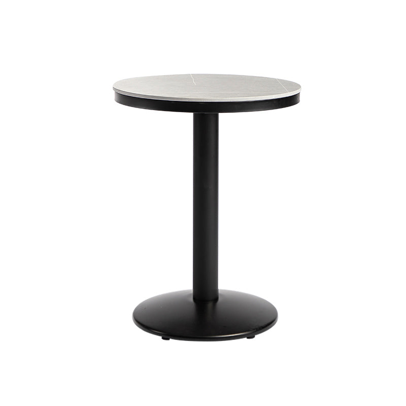 Industrial 1/2/3 Pièces Table de table ronde Ensemble de table de bar en pierre fritté pour usage domestique