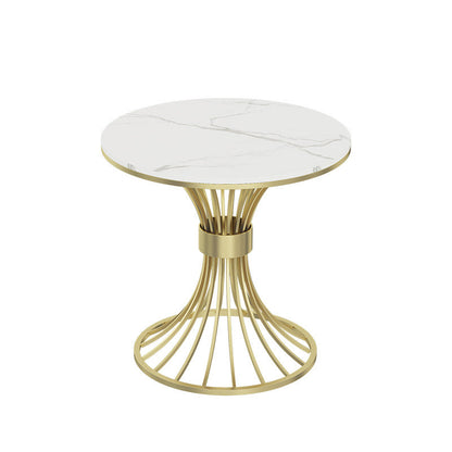 Glam Sintered Stone Dining Table Set 1/2/3/4/5 Pieces Dining Set for Home Use White 31"L x 31"W Clearhalo 'Dining Room Sets' 'Dining Tables & Seating' 'dining_room_set' 'furn' 'furn_dining_room_set' 'Furniture' 'Kitchen & Dining Furniture' 5291605