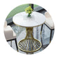 Glam Sintered Stone Dining Table Set 1/2/3/4/5 Pieces Dining Set for Home Use Clearhalo 'Dining Room Sets' 'Dining Tables & Seating' 'dining_room_set' 'furn' 'furn_dining_room_set' 'Furniture' 'Kitchen & Dining Furniture' 5291606