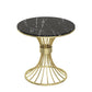 Glam Sintered Stone Dining Table Set 1/2/3/4/5 Pieces Dining Set for Home Use Black 31"L x 31"W Clearhalo 'Dining Room Sets' 'Dining Tables & Seating' 'dining_room_set' 'furn' 'furn_dining_room_set' 'Furniture' 'Kitchen & Dining Furniture' 5291609