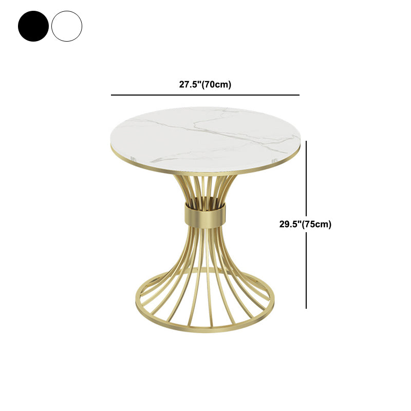 Glam Sintered Stone Dining Table Set 1/2/3/4/5 Pieces Dining Set for Home Use Clearhalo 'Dining Room Sets' 'Dining Tables & Seating' 'dining_room_set' 'furn' 'furn_dining_room_set' 'Furniture' 'Kitchen & Dining Furniture' 5291614