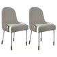 Modern White Iron Dinette Set 1/2/5/7 Pieces Rectangle Sintered Stone Top Dining Table Set 2 White Chairs Clearhalo 'Dining Room Sets' 'Dining Tables & Seating' 'dining_room_set' 'furn' 'furn_dining_room_set' 'Furniture' 'Kitchen & Dining Furniture' 5291656