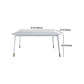 Modern White Iron Dinette Set 1/2/5/7 Pieces Rectangle Sintered Stone Top Dining Table Set Clearhalo 'Dining Room Sets' 'Dining Tables & Seating' 'dining_room_set' 'furn' 'furn_dining_room_set' 'Furniture' 'Kitchen & Dining Furniture' 5291668