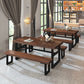 Modern 1/3/5 Pieces Dining Set Rectangle Wood Dining Table for Kitchen