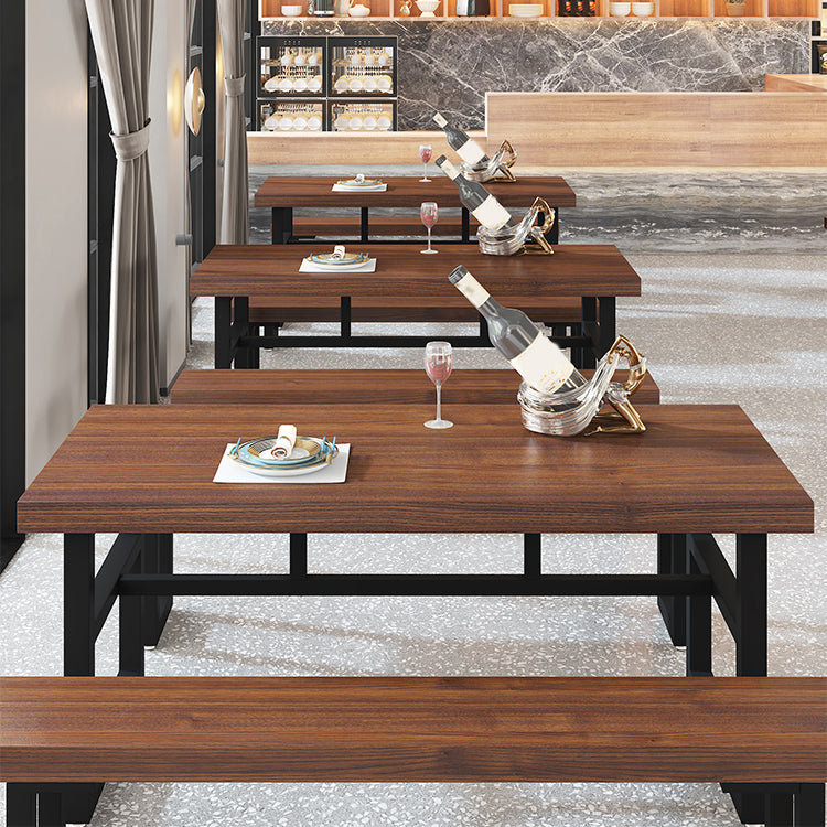 Modern 1/3/5 Pieces Dining Set Rectangle Wood Dining Table for Kitchen