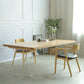 Table à manger en bois massif table de restauration de style contemporain pour cuisine à la maison