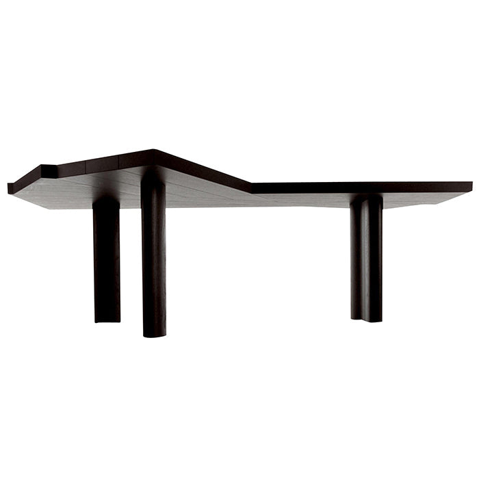 Modern Black and Bround in Wood Counter Table Specialty Dining Table for Kitchen Clearhalo 'Dining Tables & Seating' 'Dining Tables' 'dining_table' 'furn' 'furn_dining_table' 'Furniture' 'Kitchen & Dining Furniture' 5291993
