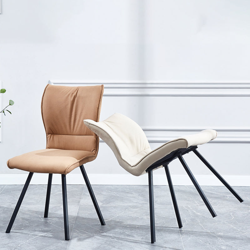 Moderner Kunstleder -Essstuhl Metall Essstuhl für das Restaurant Gebrauch