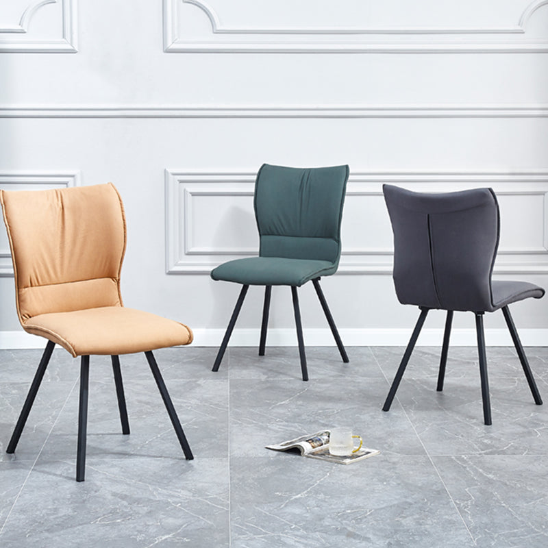 Moderner Kunstleder -Essstuhl Metall Essstuhl für das Restaurant Gebrauch