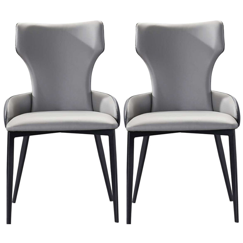 Hedendaagse stijl metalen stoelen armstoelen voor keuken met metalen benen