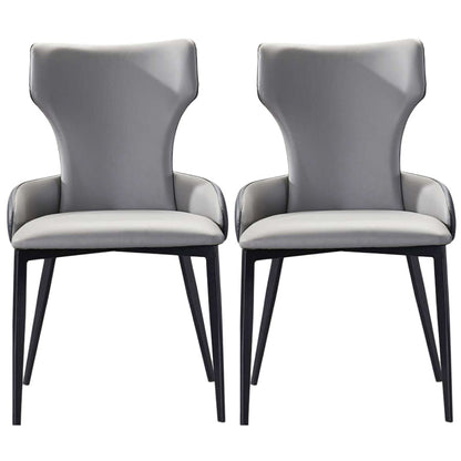 Hedendaagse stijl metalen stoelen armstoelen voor keuken met metalen benen