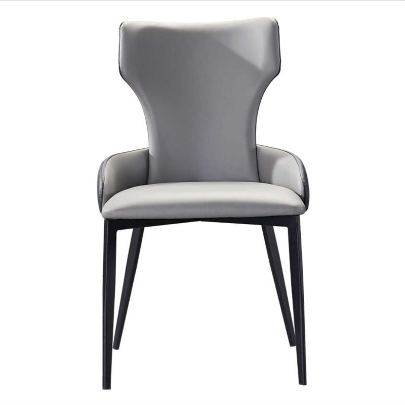 Hedendaagse stijl metalen stoelen armstoelen voor keuken met metalen benen