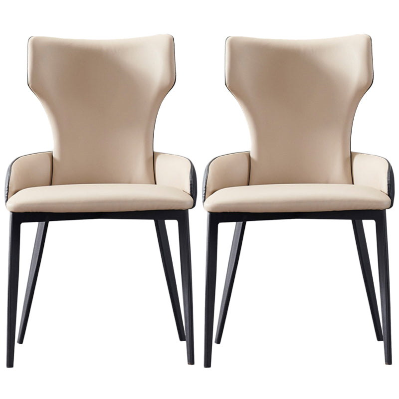 Hedendaagse stijl metalen stoelen armstoelen voor keuken met metalen benen