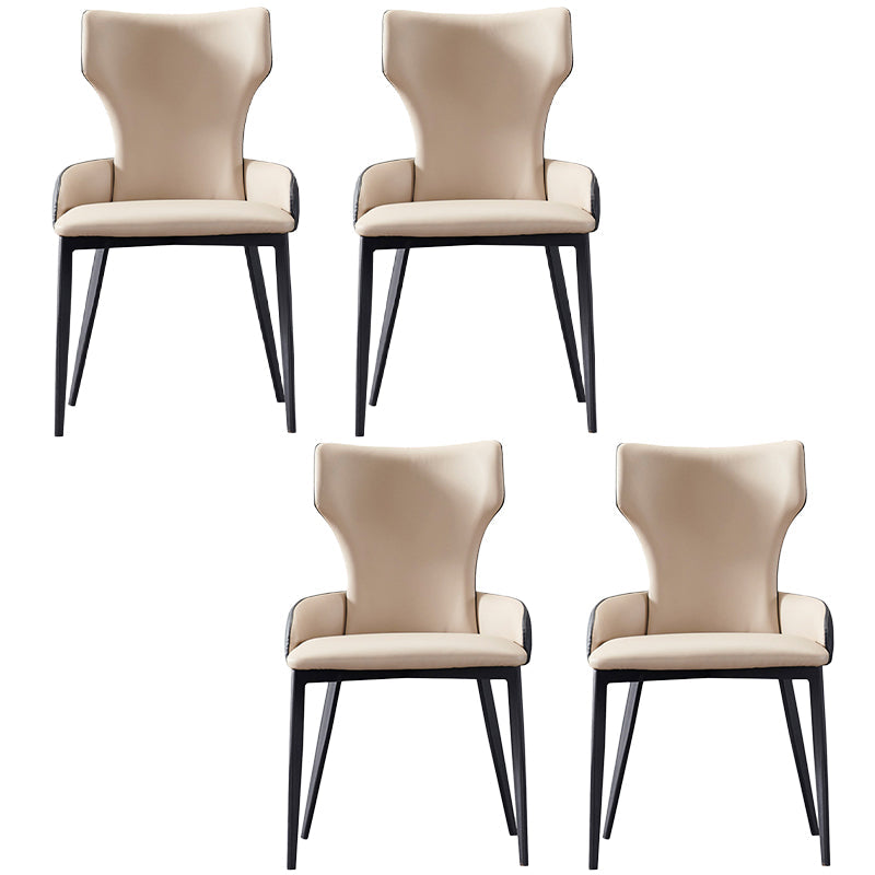 Hedendaagse stijl metalen stoelen armstoelen voor keuken met metalen benen