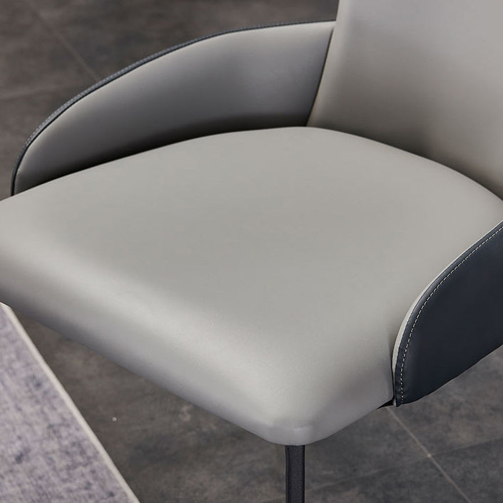 Hedendaagse stijl metalen stoelen armstoelen voor keuken met metalen benen