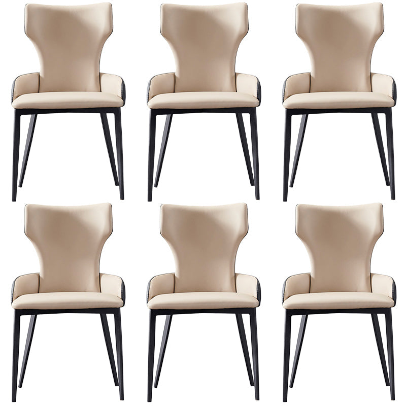 Hedendaagse stijl metalen stoelen armstoelen voor keuken met metalen benen