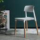 Plastic Dining Chairs Contemporary Open Back Dining Side Furniture in Matte Finish Clearhalo 'Dining Chairs' 'Dining Tables & Seating' 'dining_chair' 'furn' 'furn_dining_chair' 'Furniture' 'Kitchen & Dining Furniture' 5292279