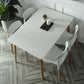 Plastic Dining Chairs Contemporary Open Back Dining Side Furniture in Matte Finish Clearhalo 'Dining Chairs' 'Dining Tables & Seating' 'dining_chair' 'furn' 'furn_dining_chair' 'Furniture' 'Kitchen & Dining Furniture' 5292299