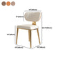 Glam Metal Dining Chairs Open Back Dining Side Furniture in Matte Finish Clearhalo 'Dining Chairs' 'Dining Tables & Seating' 'dining_chair' 'furn' 'furn_dining_chair' 'Furniture' 'Kitchen & Dining Furniture' 5292354