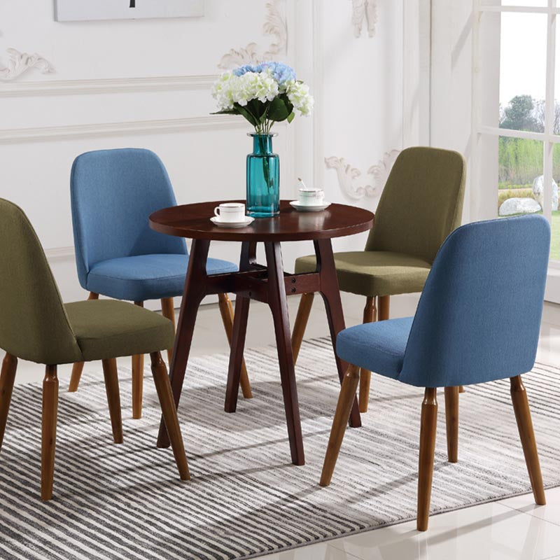 Contemporary Side Chair Solid Wood Base Dining Chair for Dining Room Clearhalo 'Dining Chairs' 'Dining Tables & Seating' 'dining_chair' 'furn' 'furn_dining_chair' 'Furniture' 'Kitchen & Dining Furniture' 5292358