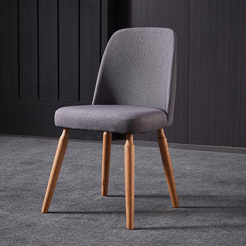 Contemporary Side Chair Solid Wood Base Dining Chair for Dining Room Clearhalo 'Dining Chairs' 'Dining Tables & Seating' 'dining_chair' 'furn' 'furn_dining_chair' 'Furniture' 'Kitchen & Dining Furniture' 5292359