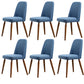 Contemporary Side Chair Solid Wood Base Dining Chair for Dining Room Blue 6 Piece Set Clearhalo 'Dining Chairs' 'Dining Tables & Seating' 'dining_chair' 'furn' 'furn_dining_chair' 'Furniture' 'Kitchen & Dining Furniture' 5292376