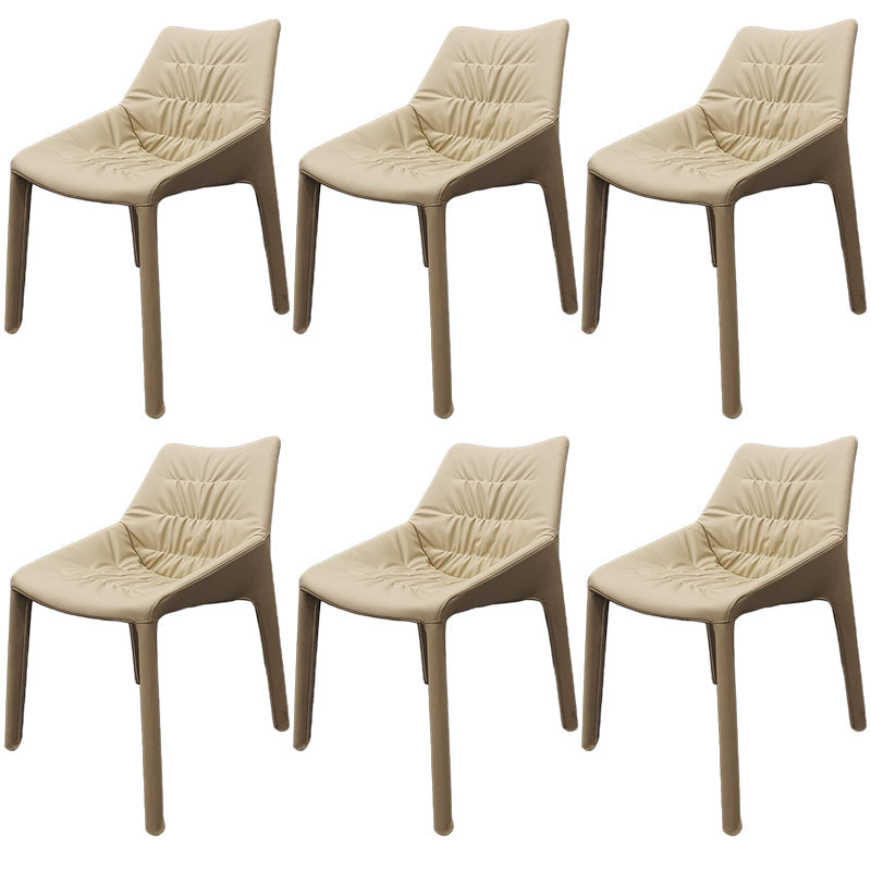 Chaise de salle à manger en acier contemporain Parsons Furniture en finition mate pour la maison