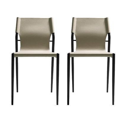 Sedia da pranzo in pelle sedia da pranzo contemporanea cucina