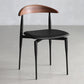 Armless Dining Chairs Contemporary Open Back Dining Side Furniture in Matte Finish