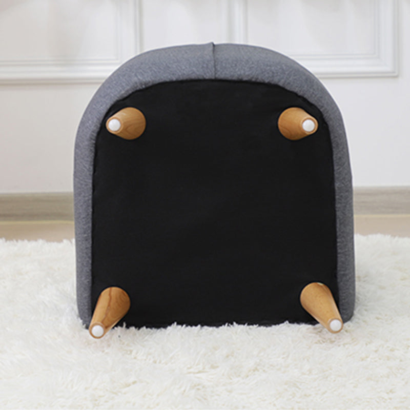 Contemporary Cotton Blend Tufted Split-Back Settee Couch for Children Clearhalo 'furn' 'furn_sofas' 'Furniture' 'Living Room Furniture' 'Sofa' 'sofas' 5295203