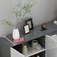 Sideboard glam sideboard in legno ingegnere grigio con porta per soggiorno