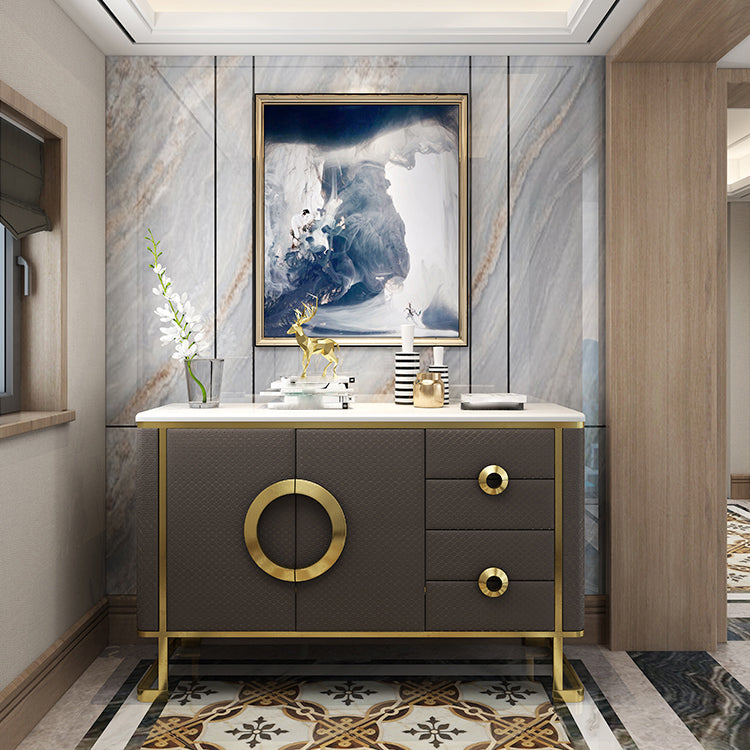 Sideboard Sideboard Sideboard in pietra Glam Sideboard con porta per la cucina