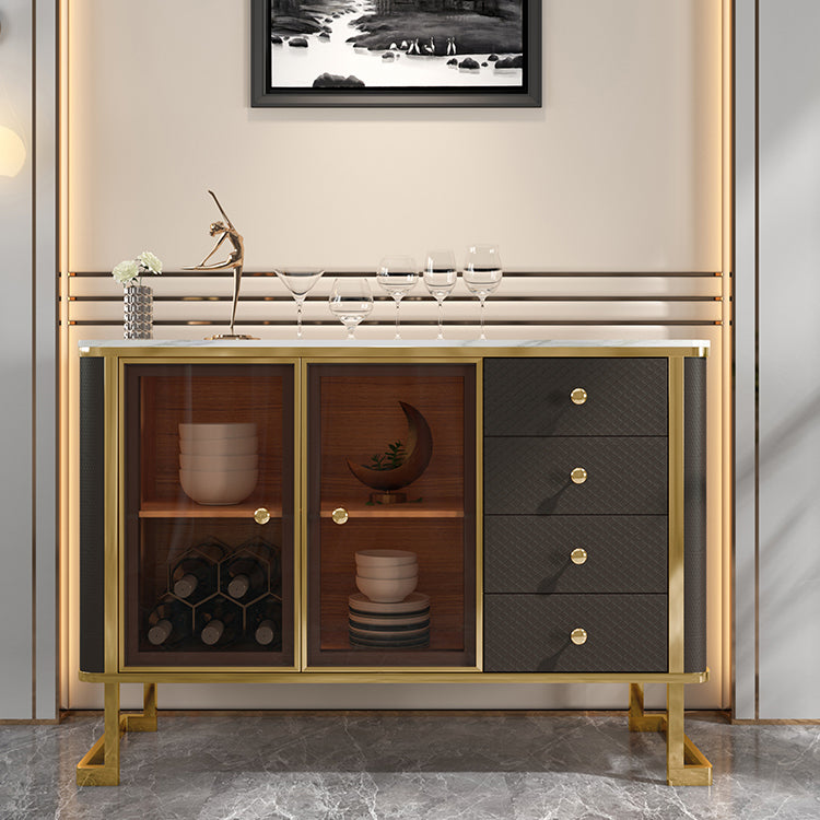 Sideboard Sideboard Sideboard in pietra Glam Sideboard con porta per la cucina