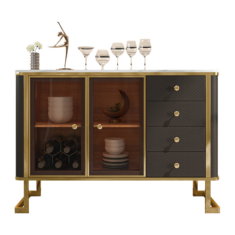 Sideboard Sideboard Sideboard in pietra Glam Sideboard con porta per la cucina
