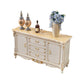 Sideboard Sideboard in pietra a 2 porte in stile glam per soggiorno