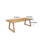Contemporary Pine Wood Office Desk Rectangular Desk with Sled Base Clearhalo 'furn' 'furn_office_desk' 'Furniture' 'Office Desks' 'Office Furniture' 'office_desk' 5297331