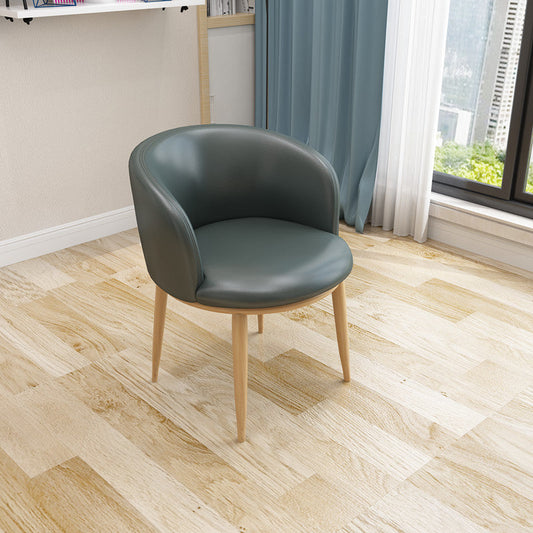 Silla de tareas sin brazos silla de oficina en casa moderna con ruedas sin ruedas