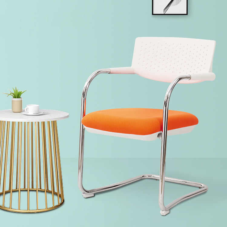 Sedia conferenza moderna no wheels sedia per ufficio a casa con braccio