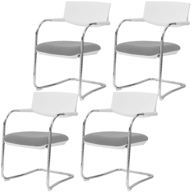 Sedia conferenza moderna no wheels sedia per ufficio a casa con braccio