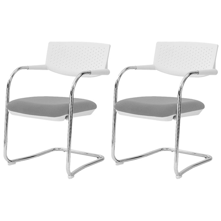 Sedia conferenza moderna no wheels sedia per ufficio a casa con braccio