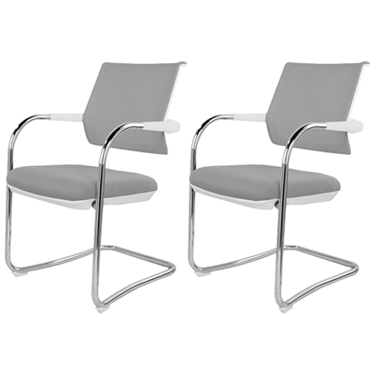 Sedia conferenza moderna no wheels sedia per ufficio a casa con braccio